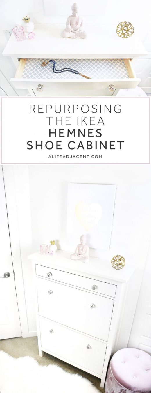 Ikea hemnes best sale shoe cabinet white