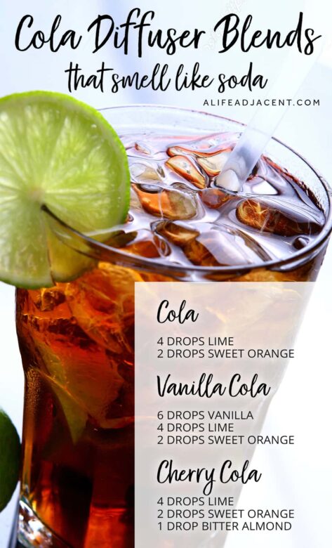 Cola diffuser blends that smell like soda – Cola, Vanilla Cola and Cherry Cola