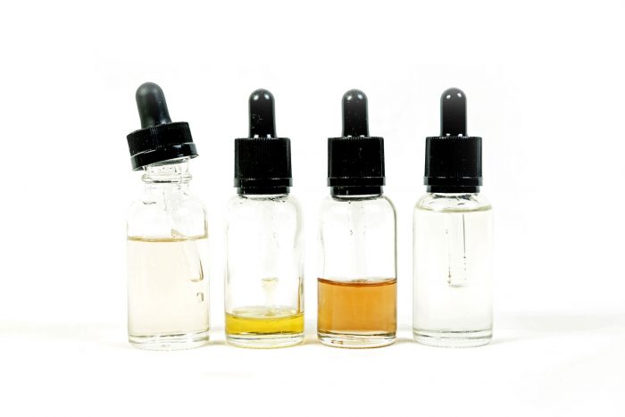 Bottles of polyunsaturated skincare oils