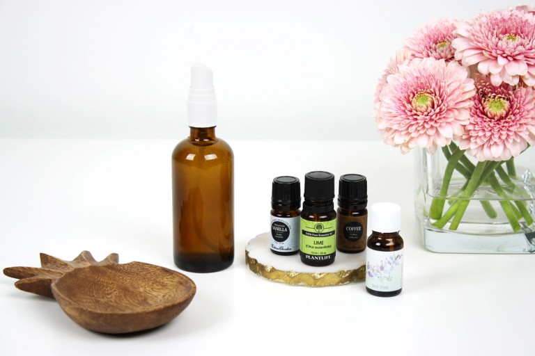 DIY Vodka Room Spray With Essential Oils (Vanilla Latte