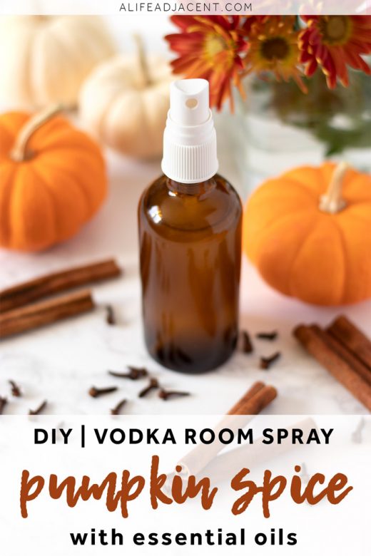 DIY pumpkin spice room spray