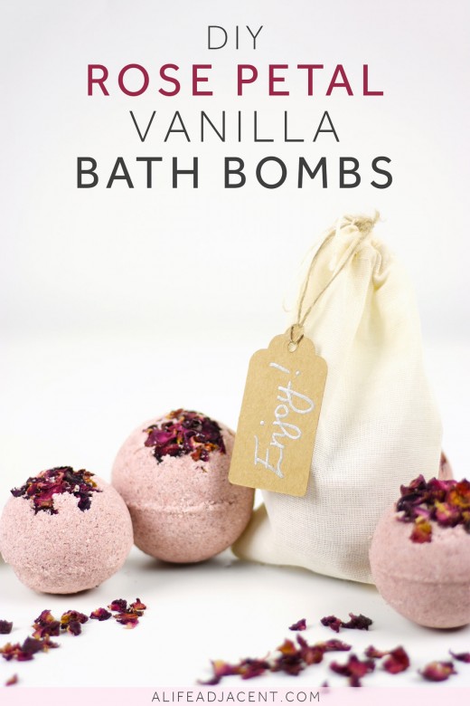 Rose Vanilla Bath Bombs