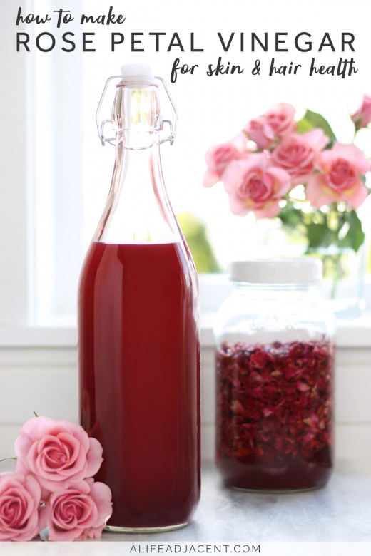 How to make rose vinegar at home