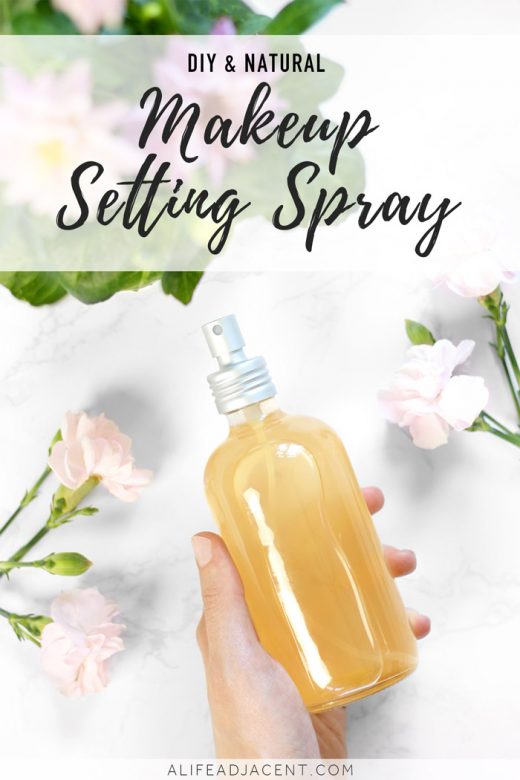 DIY setting spray for makeup