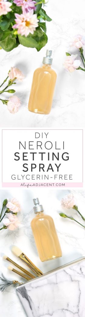 Diy Makeup Setting Spray Without Glycerin A Life Adjacent - Diy Setting Spray With Coconut Oil