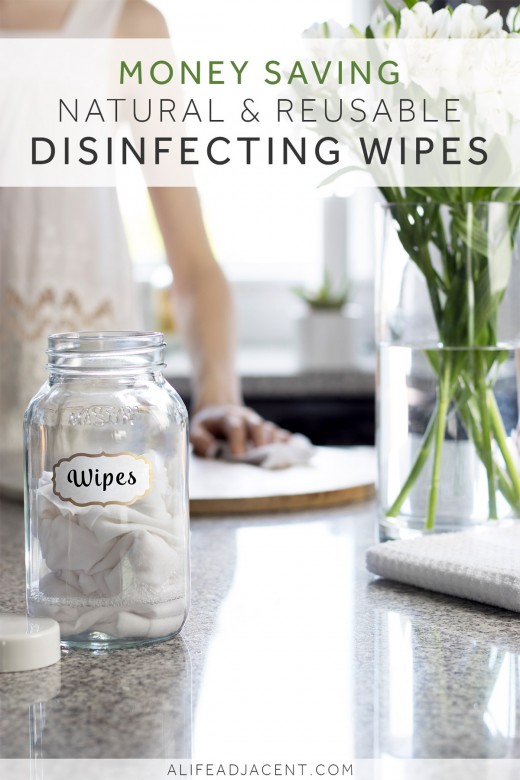 Money saving DIY disinfecting wipes