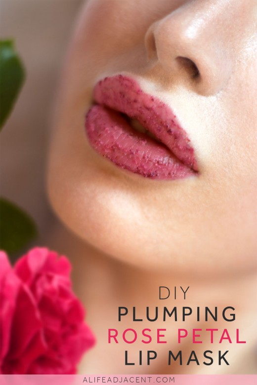DIY Lip Plumper with Rose Petals & Honey