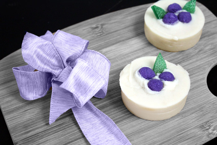 Simple beginner soap recipe with lavender and fir needle essential oils