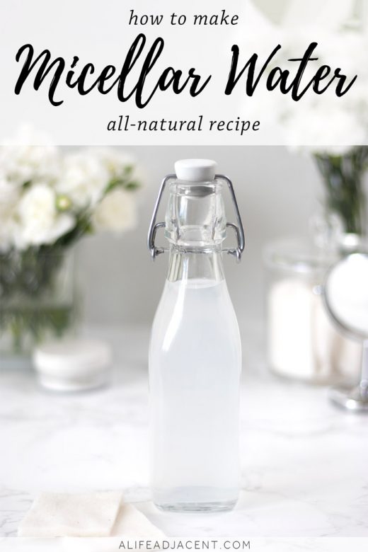 All-natural DIY micellar water