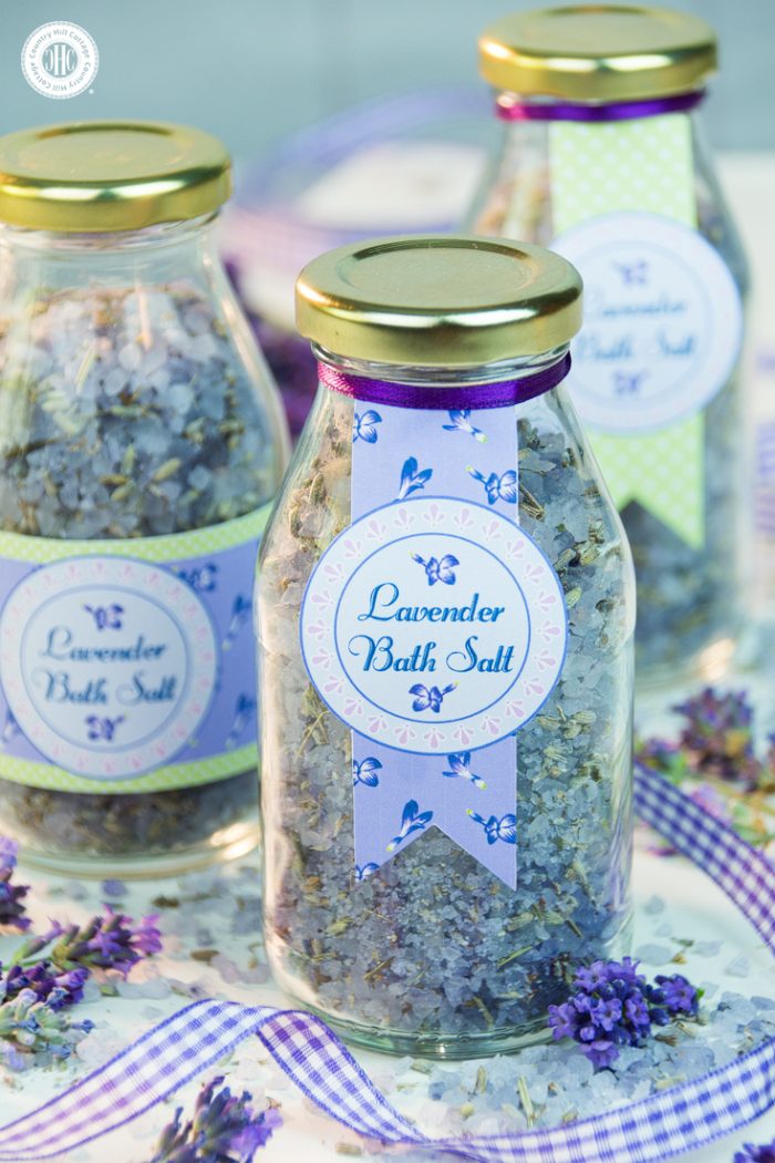 DIY lavender bath salt