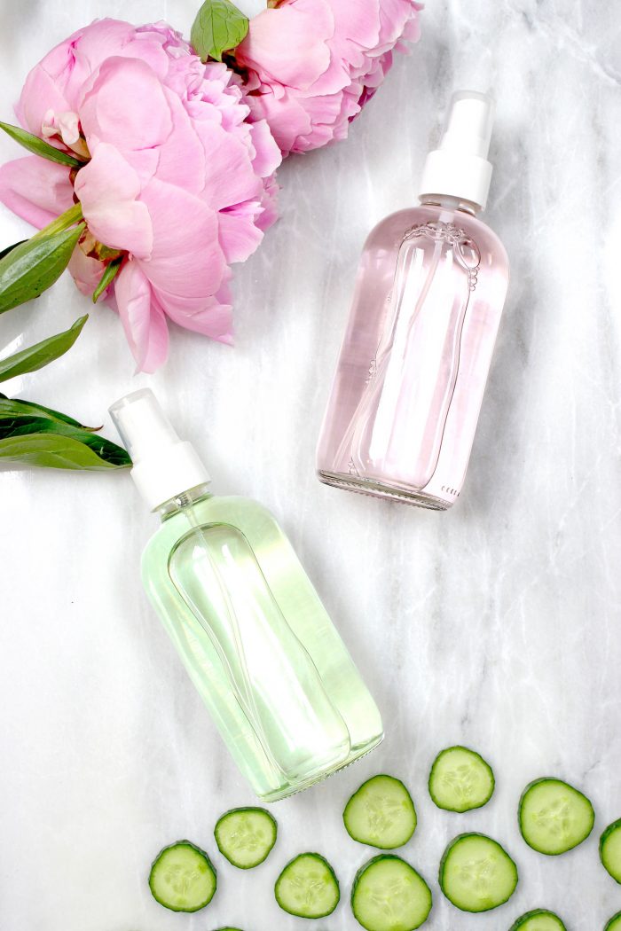 DIY makeup setting spray