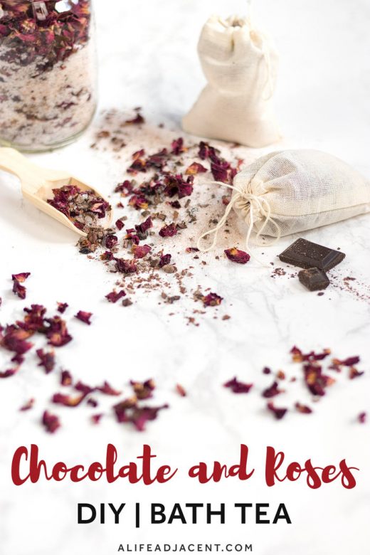 DIY Chocolate & Roses Tub Tea - A Life Adjacent