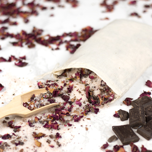 DIY chocolate rose tub tea recipe