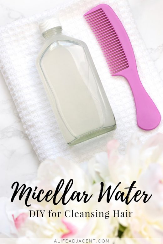 DIY micellar water for hair
