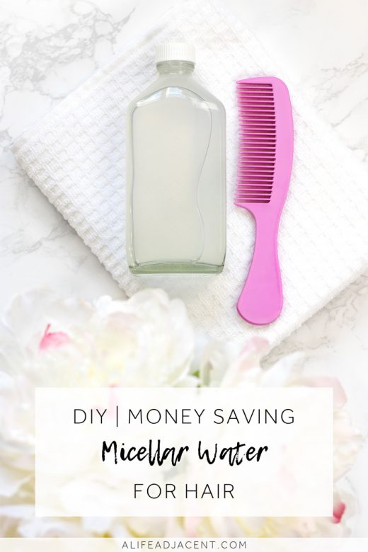 DIY micellar water for hair
