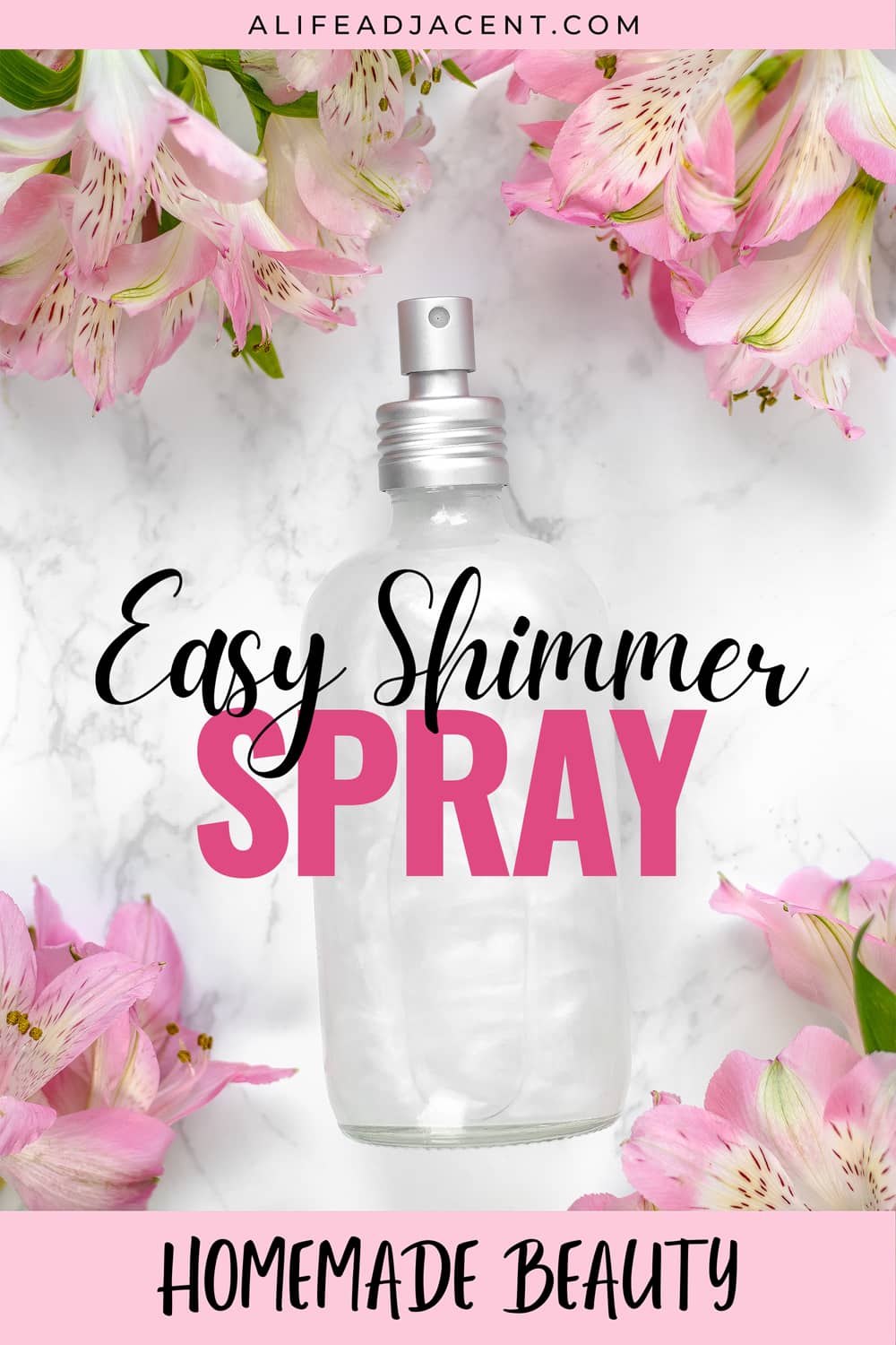 Homemade Beauty: Shimmer Spray DIY
