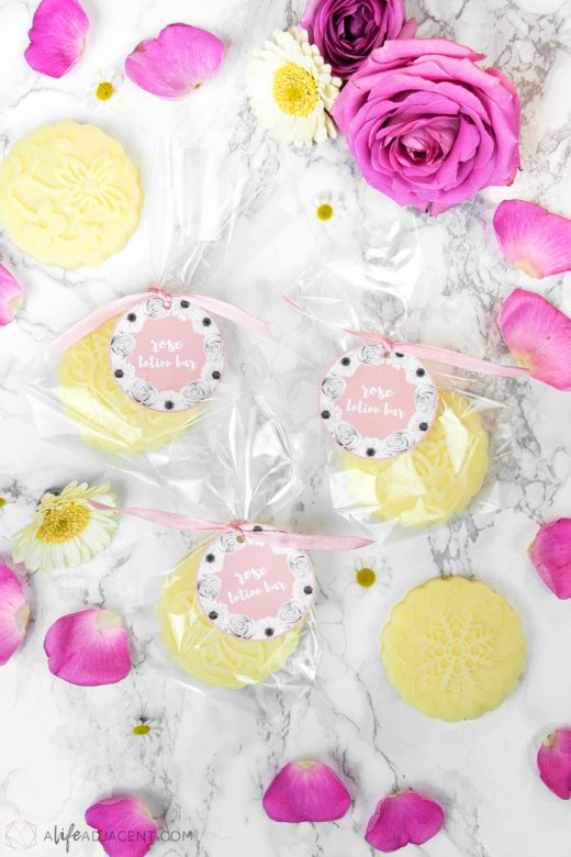 Printable labels for DIY lotion bars