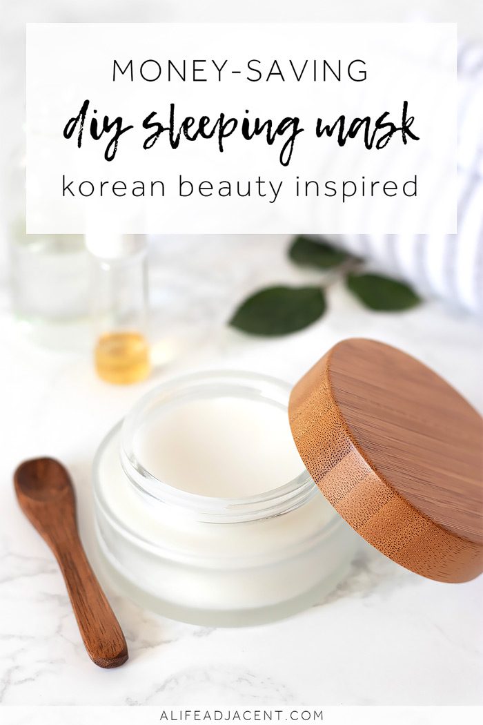 DIY Moisturizing Overnight Face Mask for Dry Skin A Life Adjacent