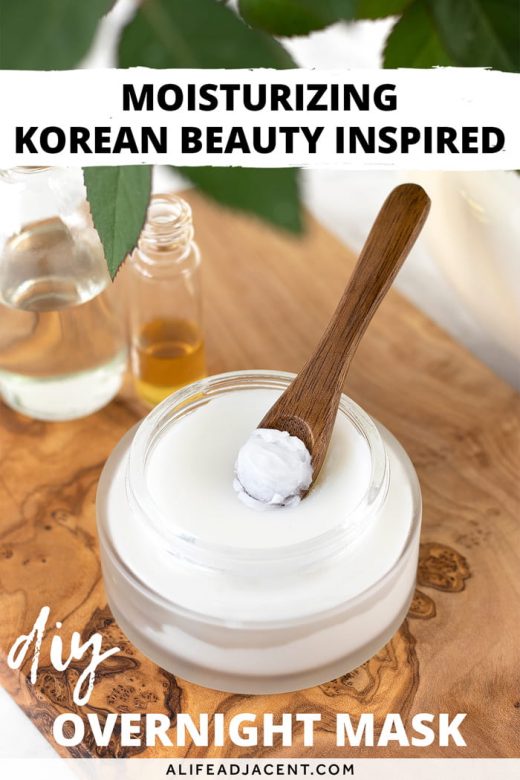 Korean beauty inspired DIY overnight mask