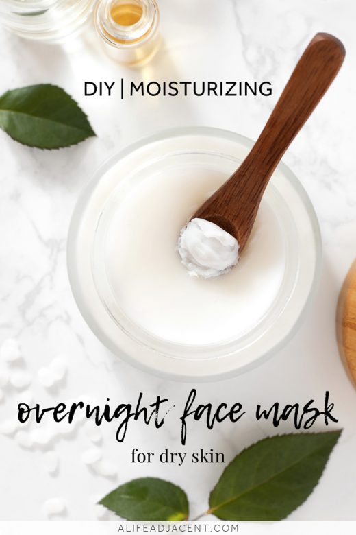 Overnight mask for dry skin