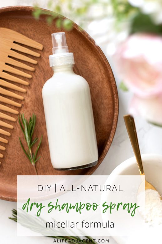 DIY dry shampoo spray