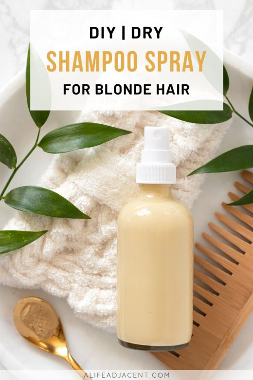 DIY dry shampoo for blondes spray