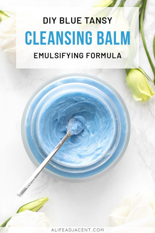 Makeup remover balm with blue tansy
