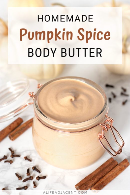 DIY pumpkin spice body butter recipe