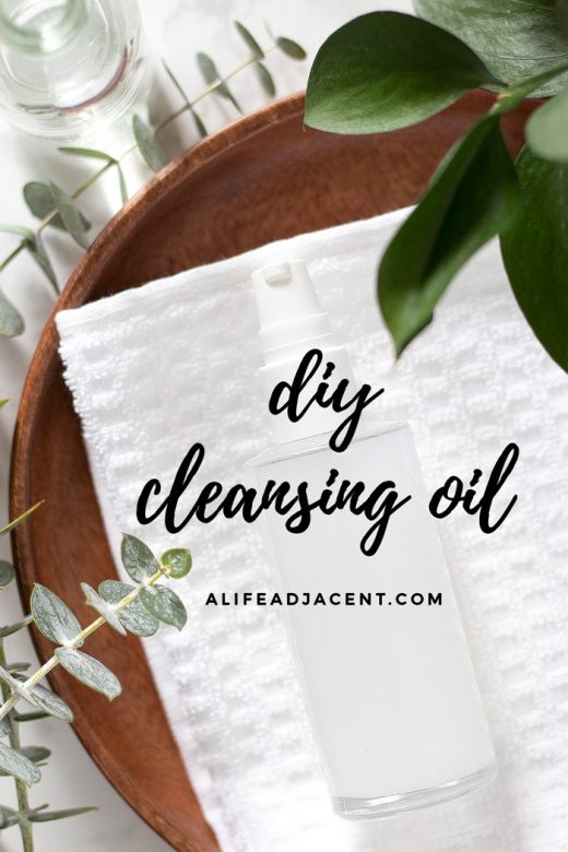 Cleansing oil with facial towel