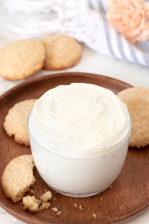 Homemade holiday body butter with sugar cookie scent