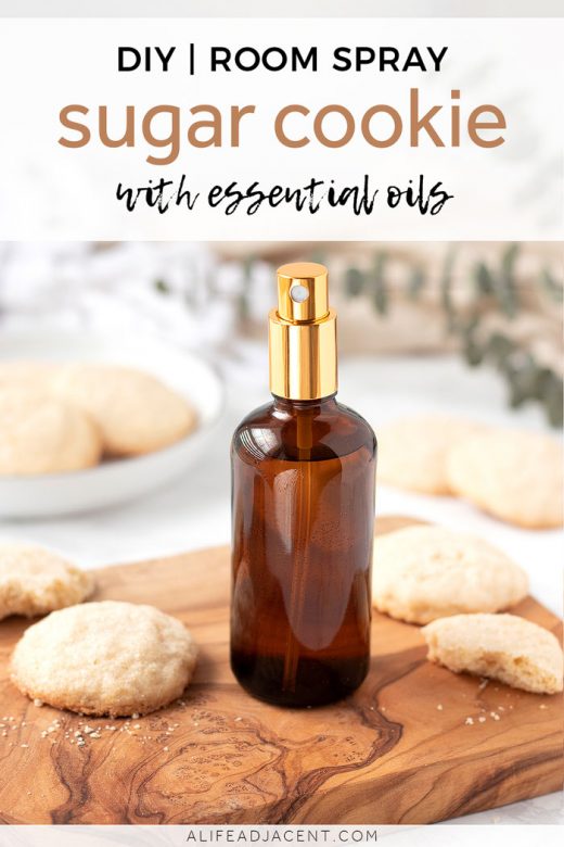 DIY sugar cookie room spray with essential oils