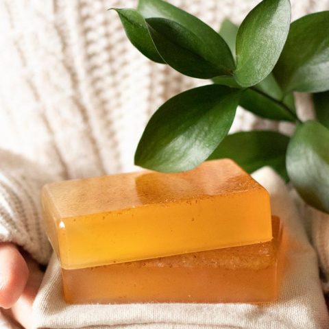 DIY honey almond soap