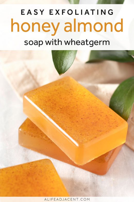 Honey almond wheatgerm soap