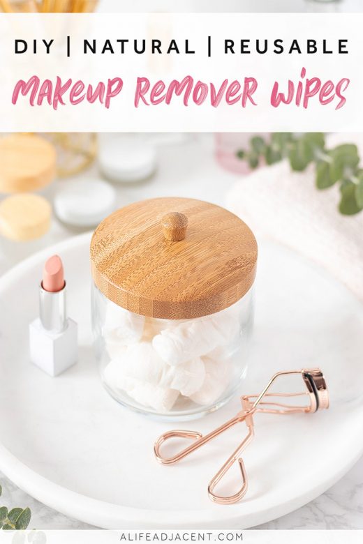 Natural DIY makeup remover wipes