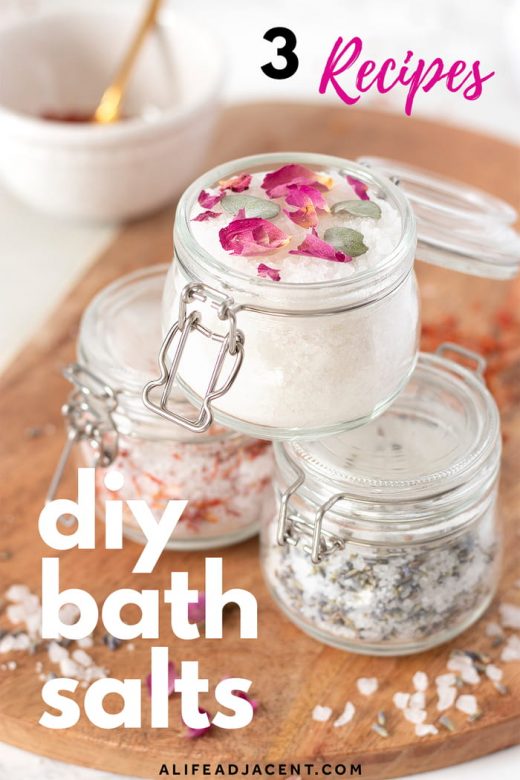 Jars of bath salts