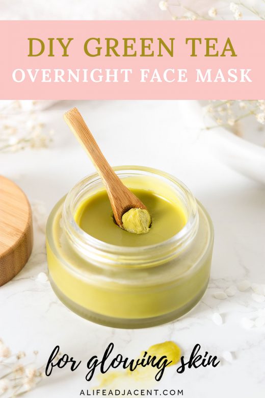 DIY green tea overnight mask for glowing skin