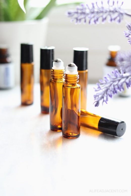 Essential oil roller bottles