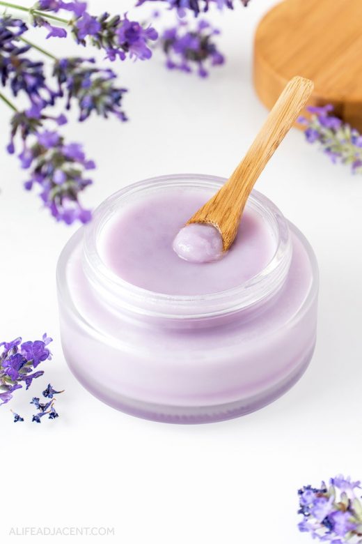 Lavender cleansing balm for oil cleansing method