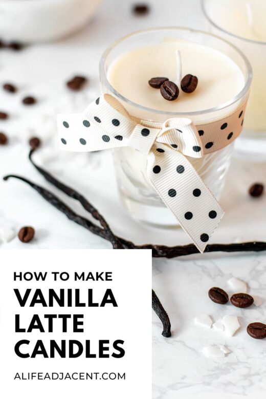 How to Make Vanilla Latte Candles