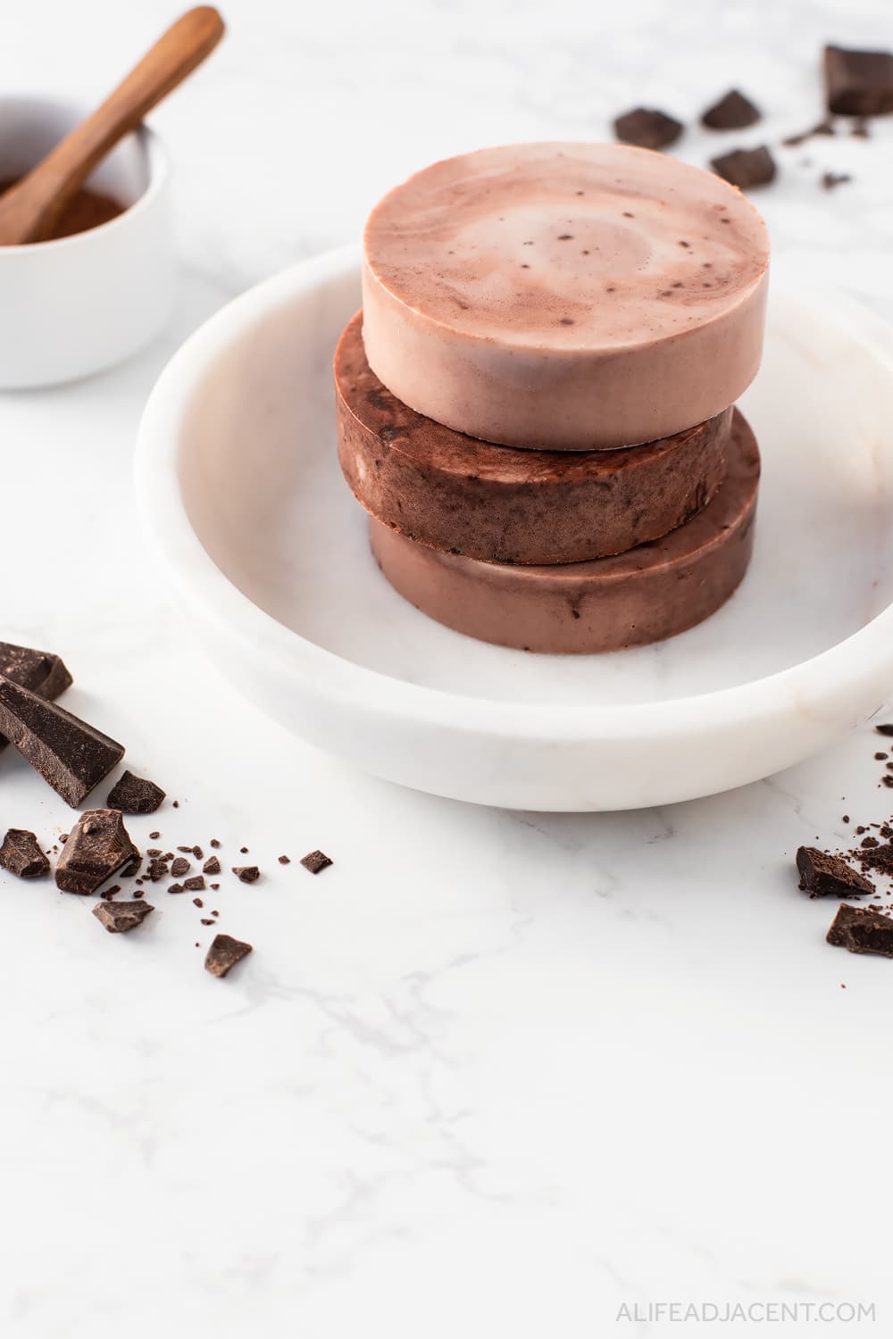 Hot cocoa homemade melt and pour soap