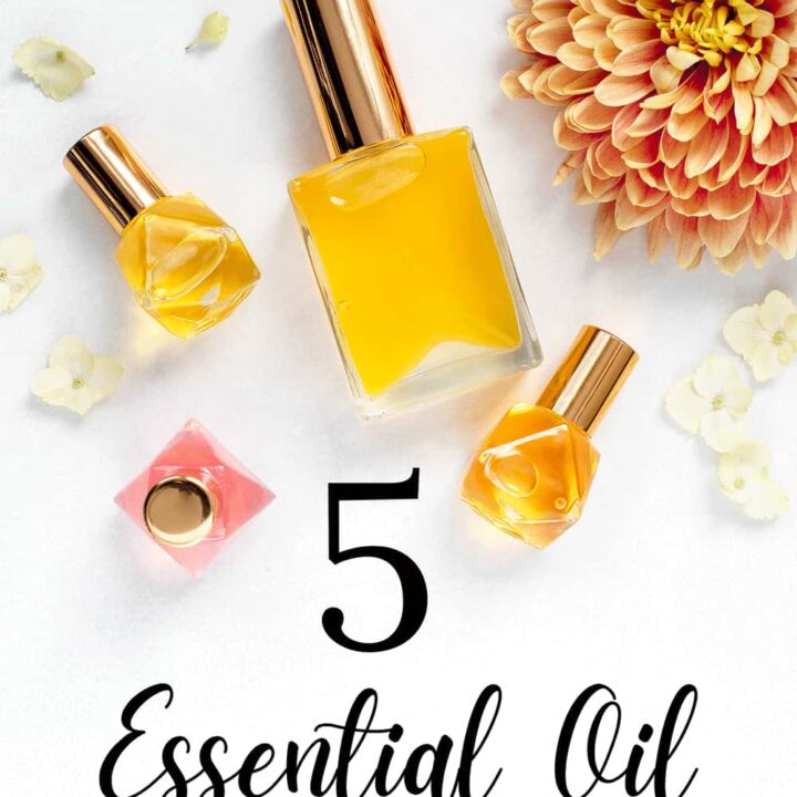DIY essential oil perfumes.