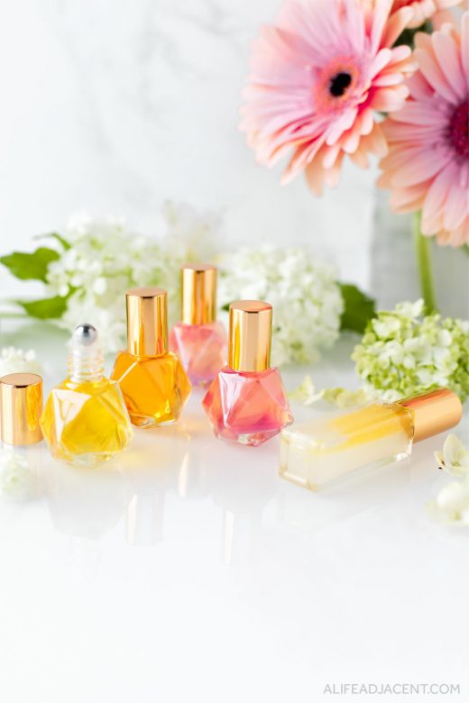 DIY aromatherapy perfume.