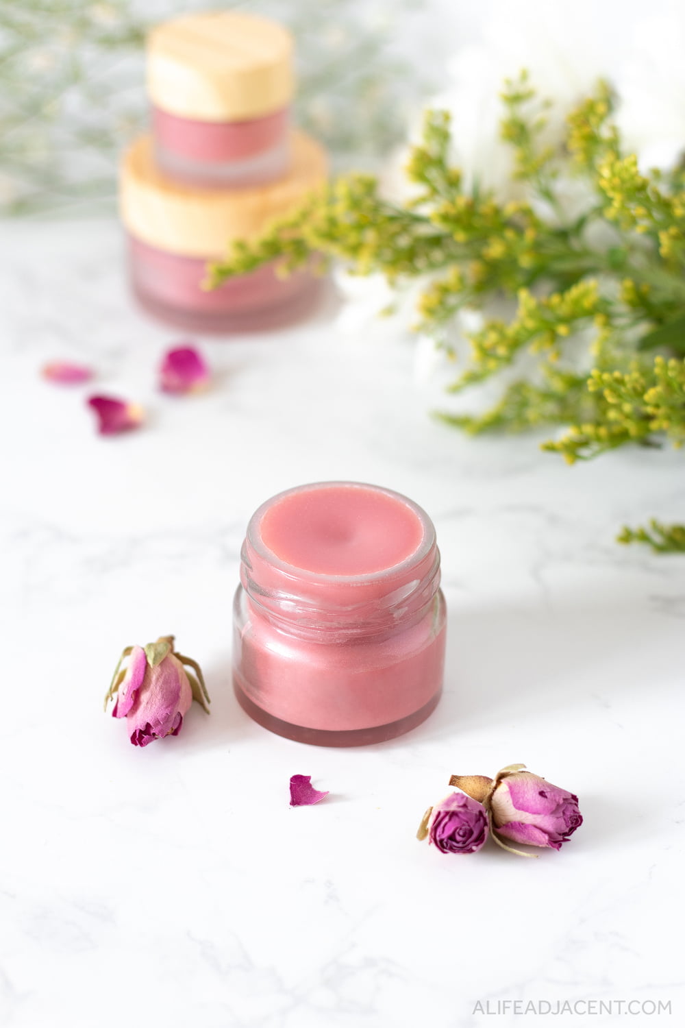 DIY Rose Lip Balm A Life Adjacent