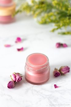 DIY Rose Lip Balm - A Life Adjacent