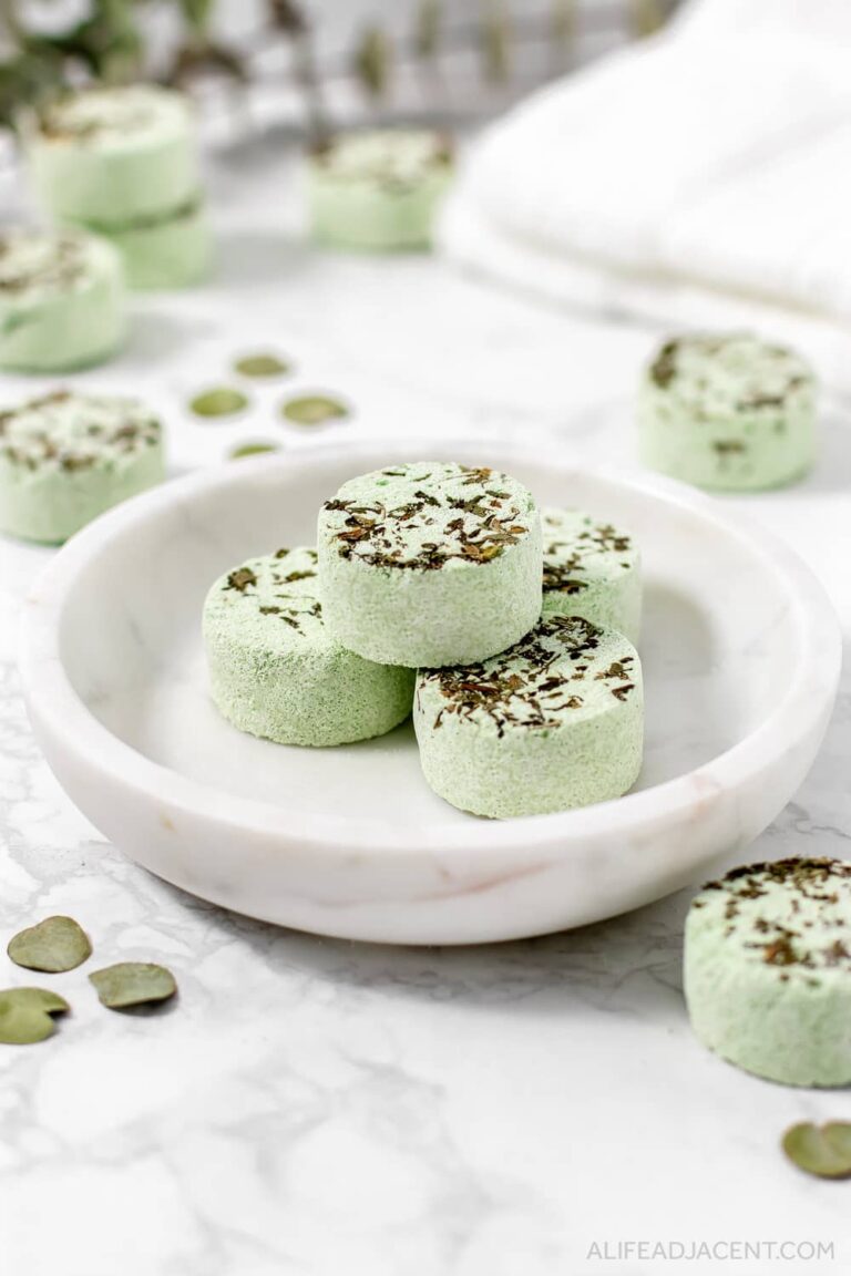 DIY Shower Melts for Colds & Congestion (Eucalyptus Shower Steamers