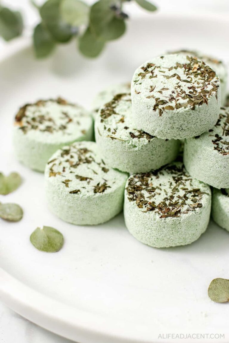 DIY Shower Melts for Colds & Congestion (Eucalyptus Shower Steamers