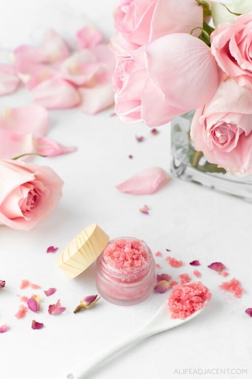 DIY Rose Lip Scrub (4 Recipes) A Life Adjacent