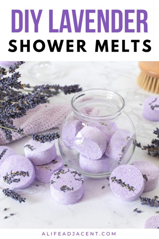 DIY Lavender Shower Melts.
