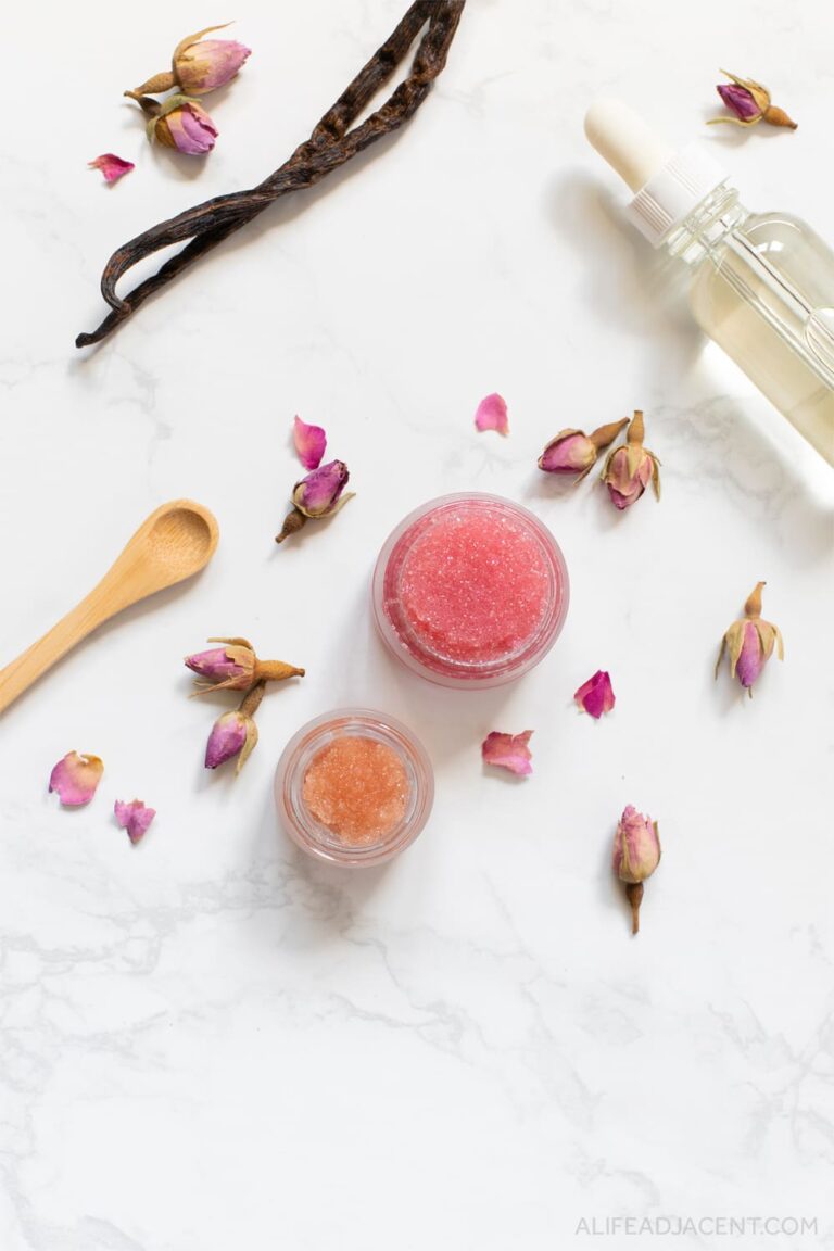 DIY Rose Lip Scrub (4 Recipes) A Life Adjacent