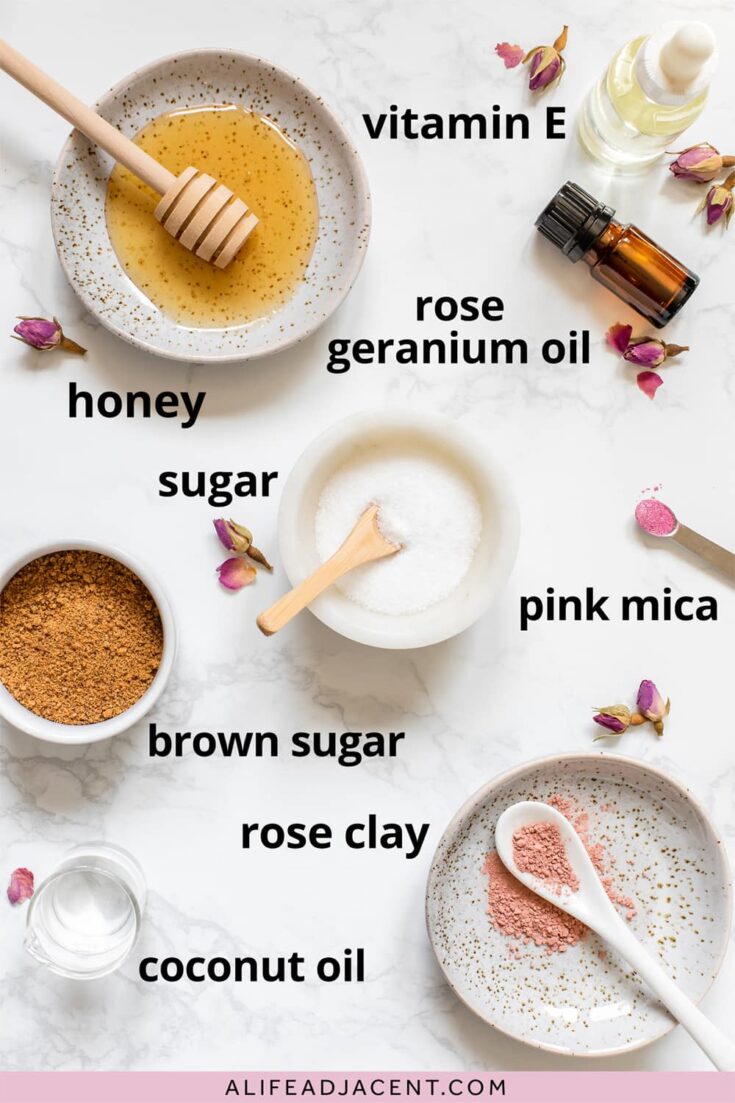 DIY Rose Lip Scrub (4 Recipes) A Life Adjacent